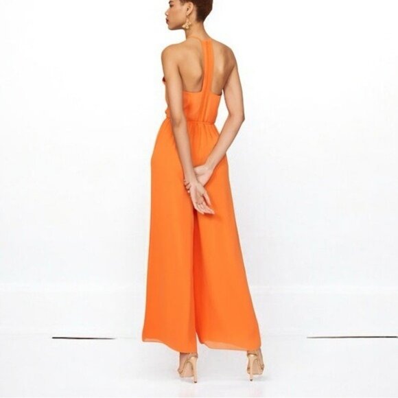 TOCCIN Orange jumpsuit $495 Retail Size 8 | Please see description - Picture 6 of 11